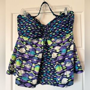 Always For Me Multicolor Swim Top and matching bottom